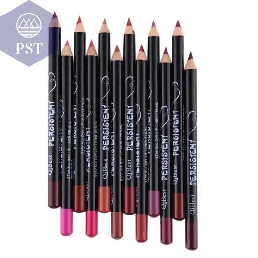 12 stc. professional Lip Liner Waterproof Wasserfest nude Lip Liner Set 12 Stück PST PS Tradings