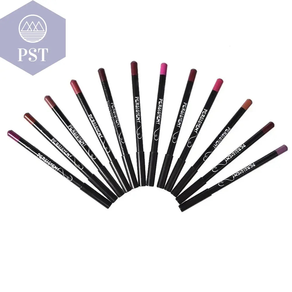 12 stc. professional Lip Liner Waterproof Wasserfest nude Lip Liner Set 12 Stück PST PS Tradings