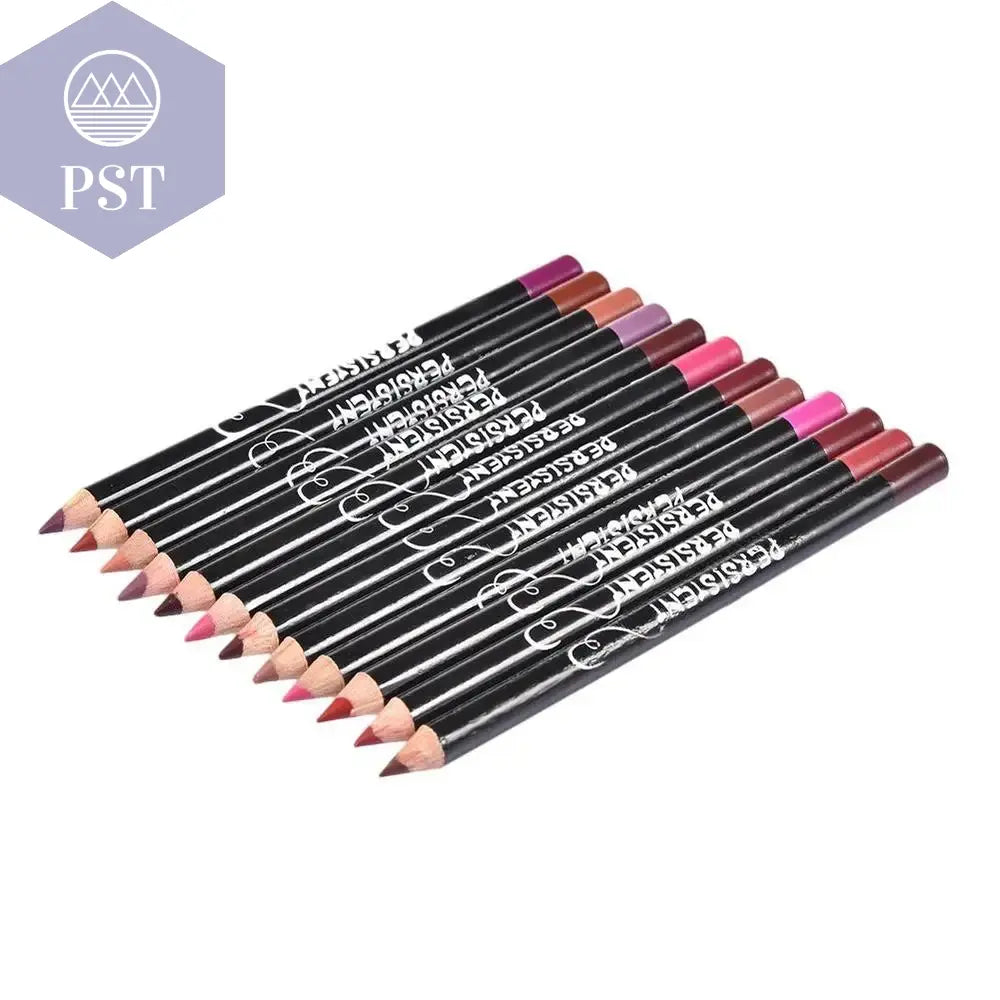12 stc. professional Lip Liner Waterproof Wasserfest nude Lip Liner Set 12 Stück PST PS Tradings