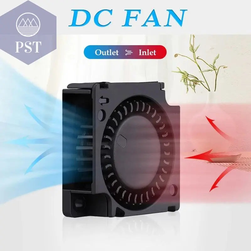 2 Pieces Gdstime DC 5V 12V 24V 30x30x10mm Sleeve Dual Ball 1 inch Small Mini Blower Cooling Fan 30mm x 10mm 3cm 3010 3D Printer PST PS Tradings