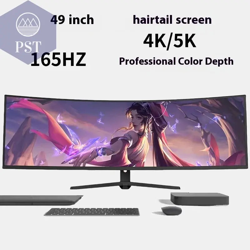 49 Zoll 4K Monitor Curved UHD Display Ultra WQHD Monitor – Beste Bildqualität PST PS Tradings Monitore PST PS Tradings 4k165 / CHINA PST PS Tradings 49 Zoll 4K Monitor Curved UHD Display Ultra WQHD Monitor – Beste Bildqualität Monitore