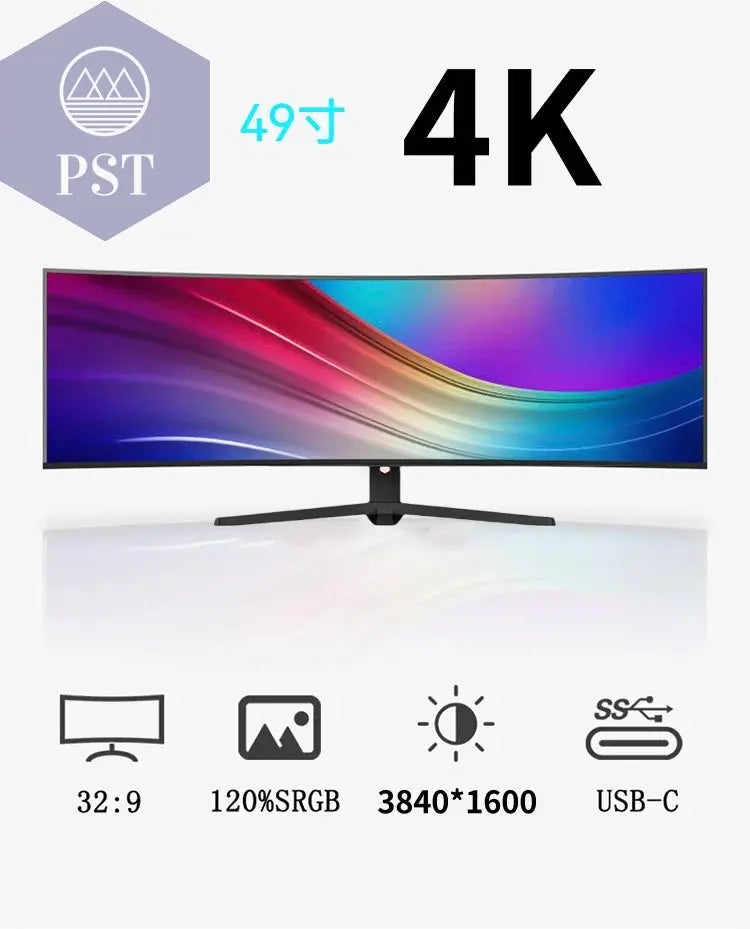 49 Zoll 4K Monitor Curved UHD Display Ultra WQHD Monitor – Beste Bildqualität PST PS Tradings Monitore PST PS Tradings PST PS Tradings 49 Zoll 4K Monitor Curved UHD Display Ultra WQHD Monitor – Beste Bildqualität Monitore