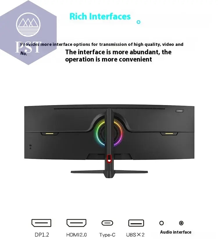 49 Zoll 4K Monitor Curved UHD Display Ultra WQHD Monitor – Beste Bildqualität PST PS Tradings Monitore PST PS Tradings PST PS Tradings 49 Zoll 4K Monitor Curved UHD Display Ultra WQHD Monitor – Beste Bildqualität Monitore