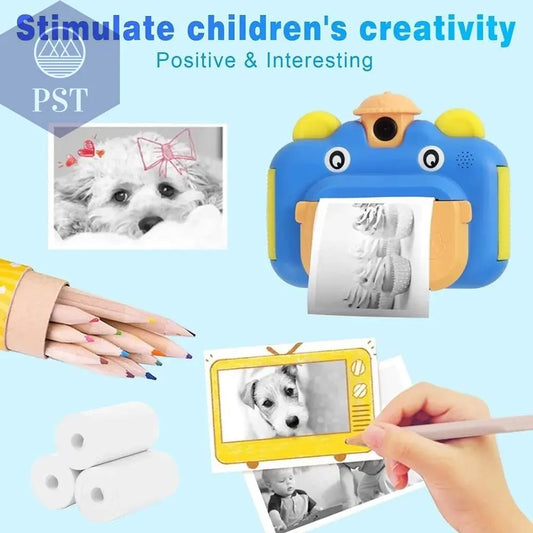 5/10/15/20 57*25mm Thermal Paper White Children Camera Instant Print Kids Camera Printing Paper Replacement Accessories Parts - PST PS Tradings