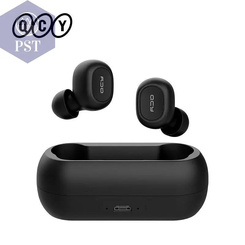 5.0 Bluetooth 3D Stereo Earphones with Dual Microphone T1C-Black-China PST PS Tradings