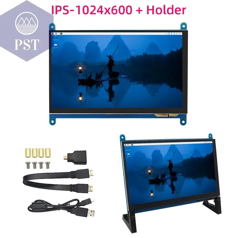 7-Zoll-Touchscreen Raspberry Pi 5 kapazitives HDMI-kompatibles TFT-LCD für Orange Pi 5 Plus 3B RPI 5 4B 3B+ PC Windows AIDA64 Computer & Office - Security & Protection - Video Surveillance - CCTV Accessories PST PS Tradings