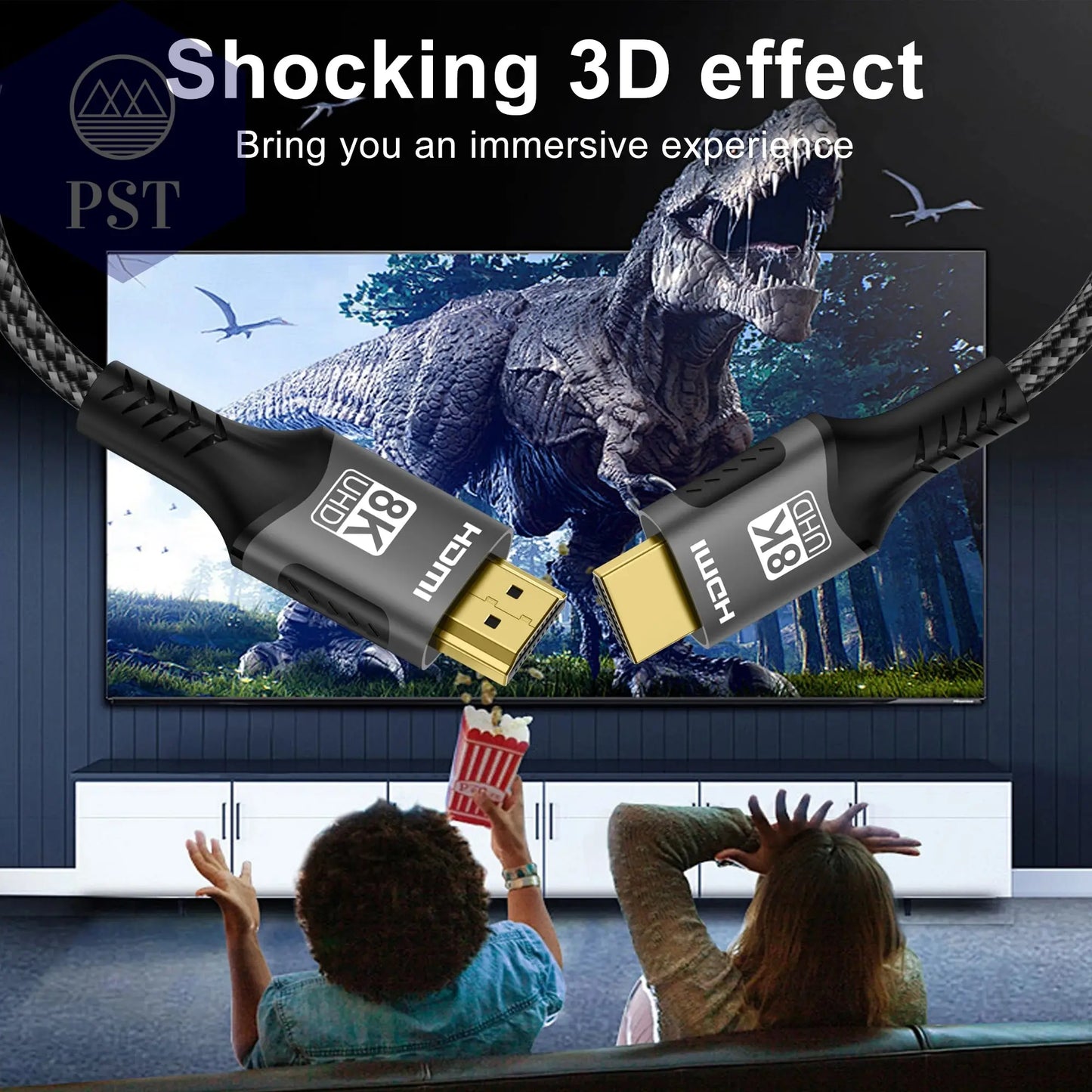 8K HDMI 2.1 Kabel 4K@120Hz 8K@60Hz 48Gbps EARC ARC HDCP Ultra High Speed HDR für RTX Videokabel PC Laptop Projektor HD TV PS5 Elektronik - Medien - Kabel PST PS Tradings