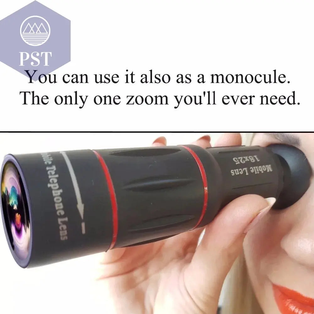 APEXEL Universal 18x25 Monokular Zoom HD Optisches Handyobjektiv Beobachtungsvermessung 18X Teleobjektiv mit Stativ für Smartphone Cellphones & Telecommunications - Cellphones PST PS Tradings