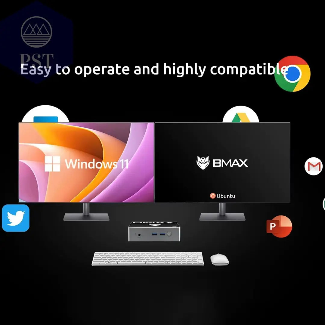 B4 Mini PC Windows 11 PC Intel N95 16GB DDR4 512GB SSD 4 Cores 4K 60HZ Linux Intel UHD Graphics HDMI M.2 SATA 2280 USB PST PS Tradings Computers PST PS Tradings PST PS Tradings B4 Mini PC Windows 11 PC Intel N95 16GB DDR4 512GB SSD 4 Cores 4K 60HZ Linux Intel UHD Graphics HDMI M.2 SATA 2280 USB Computers