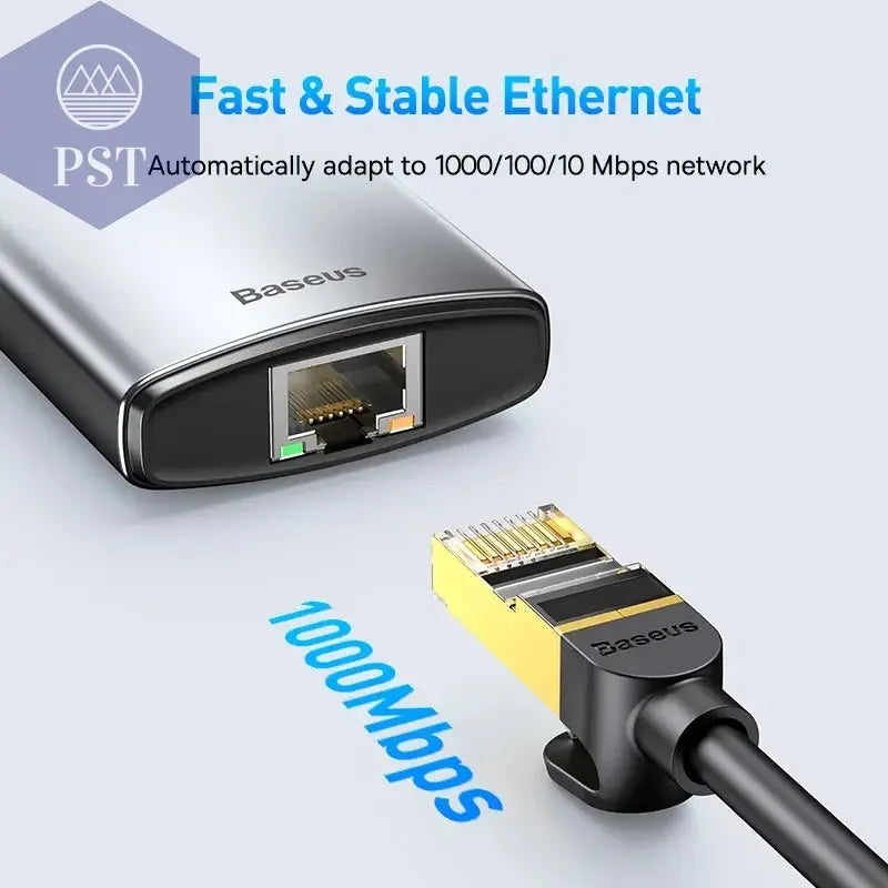 Baseus 4K USB C Hub mit Ethernet 100W Adapter PST PS Tradings PST PS Tradings PST PS Tradings