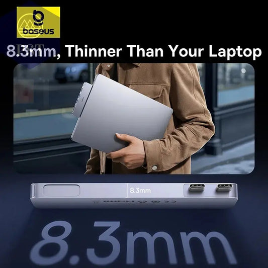 Baseus 6-Port USB-C Hub mit 4K HDMI PST PS Tradings PST PS Tradings PST PS Tradings