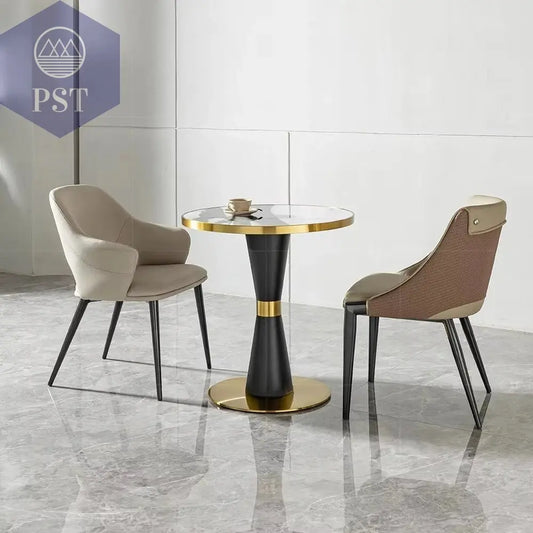 Elegantes Esszimmer Set Tisch und Stuhl Set eleganter Esstisch Schwarz PST PS Tradings Tischset PST PS Tradings PST PS Tradings