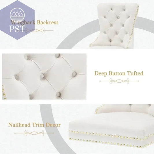 Elegantes Stuhl Set weiß - 2er Stuhl Set PST PS Tradings Stuhlset PST PS Tradings PST PS Tradings