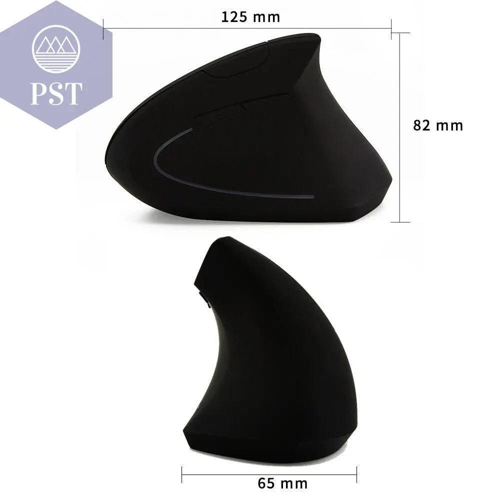 Ergonomic Left Hand Right Hand Wireless Vertical Mouse PST PS Tradings