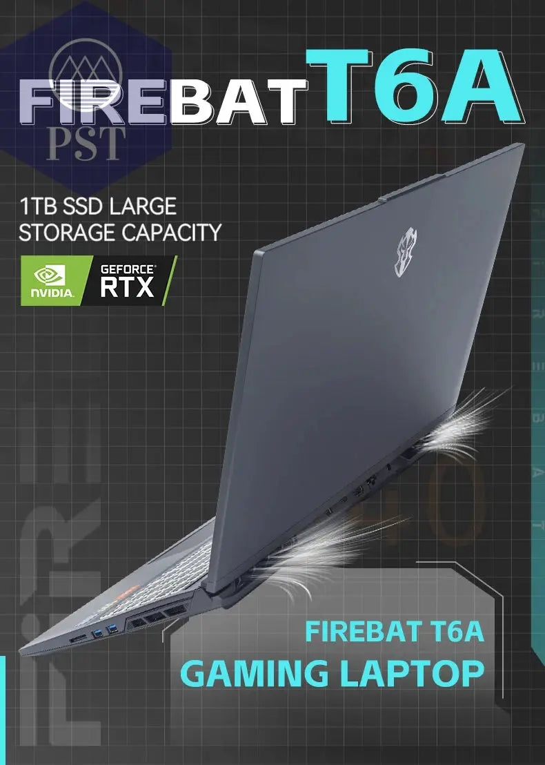 Gaming Laptop FIREBAT T6A 16 Zoll Intel i7 RTX 4060 PST PS Tradings PST PS Tradings 32GB-RAM-1TB-SSD-EU-Intel-I7-12650H PST PS Tradings Gaming Laptop FIREBAT T6A 16 Zoll Intel i7 RTX 4060