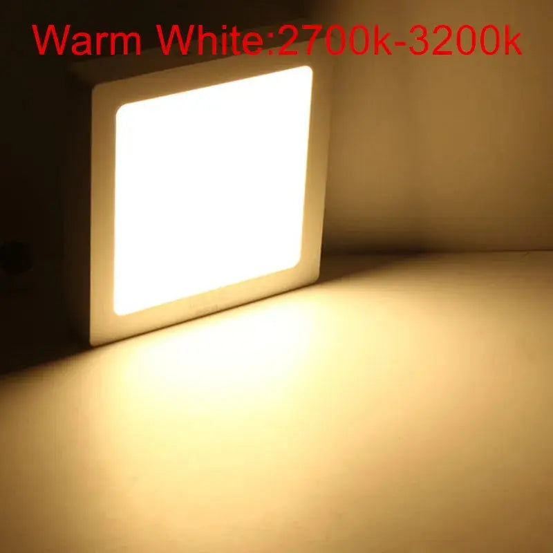 Oberfläche LED Quadratische Decken Licht 9W 15W 25W LED-Panel Licht Unten Licht mit fahrer AC85-265V AC110V/220V LED Innen Licht PST PS Tradings