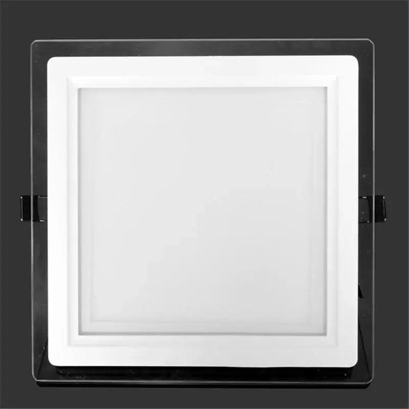 6W 9W 12W 18W 24W LED Panel Downlight Platz Glas Panel Lichter Decke Einbau Lampen LED Spot Licht AC85-265V Mit adapter PST PS Tradings