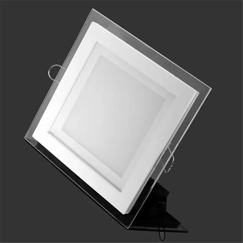 6W 9W 12W 18W 24W LED Panel Downlight Platz Glas Panel Lichter Decke Einbau Lampen LED Spot Licht AC85-265V Mit adapter PST PS Tradings