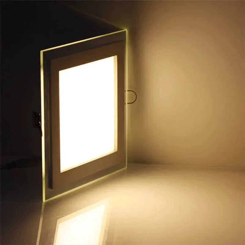 6W 9W 12W 18W 24W LED Panel Downlight Platz Glas Panel Lichter Decke Einbau Lampen LED Spot Licht AC85-265V Mit adapter PST PS Tradings