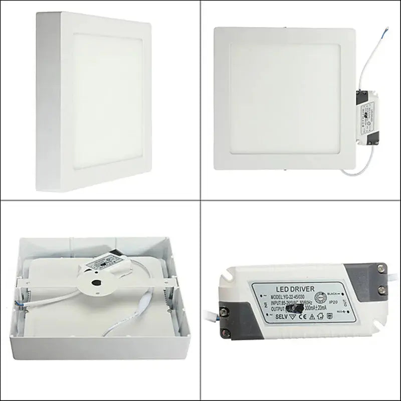 Oberfläche LED Quadratische Decken Licht 9W 15W 25W LED-Panel Licht Unten Licht mit fahrer AC85-265V AC110V/220V LED Innen Licht PST PS Tradings