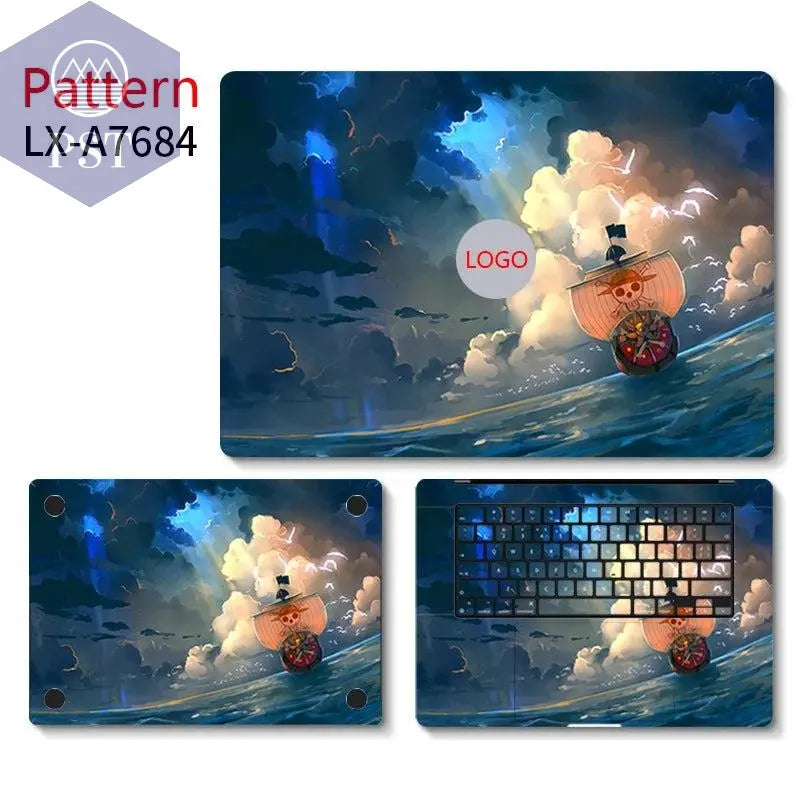 Laptop Primary Color Skins Protective Film For Macbook Pro 13 14 16 M1 M2 Air 13.6 15.3'' 2023 Skin Cover Anti-scratch Protector - PST PS Tradings