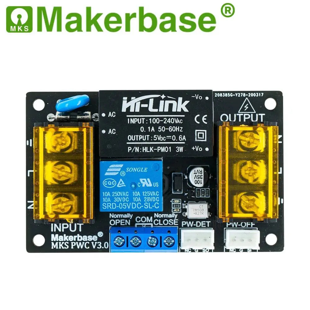 Makerbase MKS PWC Power Monitoring auto power off Continued to Play Module automatically put off power detect 3D printer parts PST PS Tradings