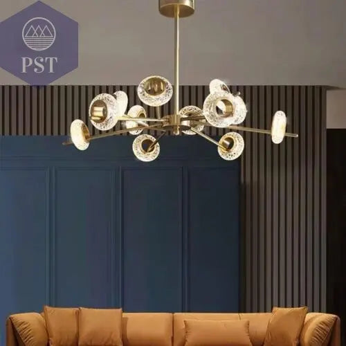 Modern 12-Light Modern Crystal Chandelier Elegant Lightning PST PS Tradings PST PS Tradings PST PS Tradings Modern 12-Light Modern Crystal Chandelier Elegant Lightning