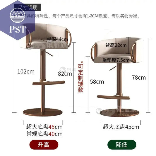 Moderner Luxus höhenverstellbar drehend Hotel Cafe Barhocker Hochstuhl Küche Lounge Stuhl personalisierbar SAMT Metall PST PS Tradings PST PS Tradings PST PS Tradings Moderner Luxus höhenverstellbar drehend Hotel Cafe Barhocker Hochstuhl Küche Lounge Stuhl personalisierbar SAMT Metall