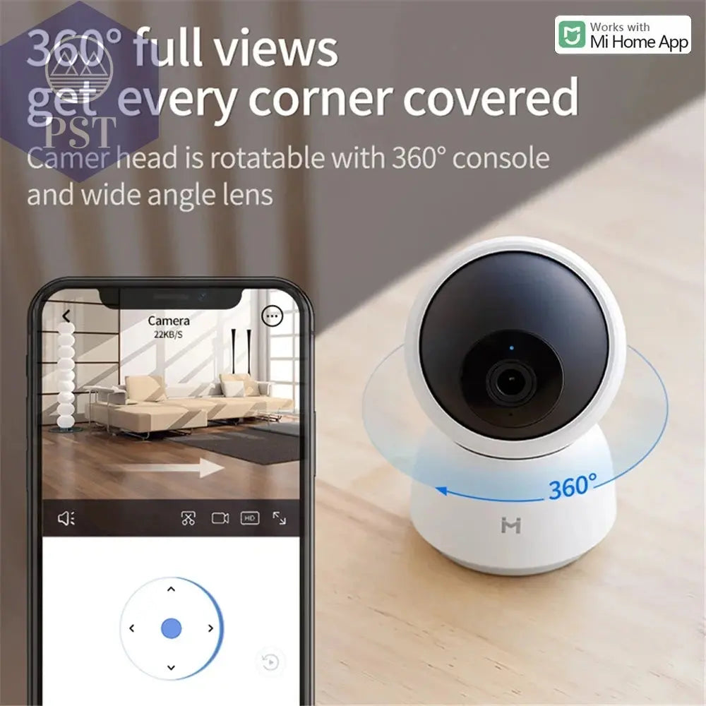 Original Smart Camera 2K 1296P HD 360 Angle WiFi Night Vision Webcam Video IP Camera Baby Security Monitor for Xiaomi Mihome APP PST PS Tradings