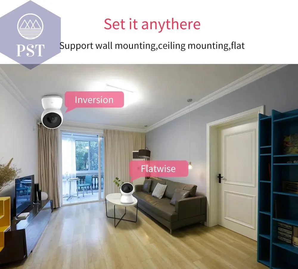 Original Smart Camera 2K 1296P HD 360 Angle WiFi Night Vision Webcam Video IP Camera Baby Security Monitor for Xiaomi Mihome APP PST PS Tradings