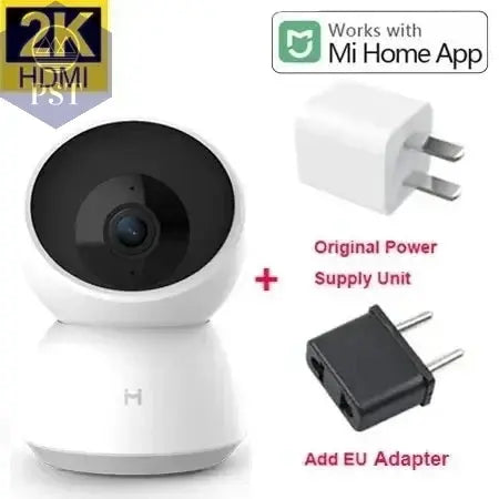 Original Smart Camera 2K 1296P HD 360 Angle WiFi Night Vision Webcam Video IP Camera Baby Security Monitor for Xiaomi Mihome APP PST PS Tradings