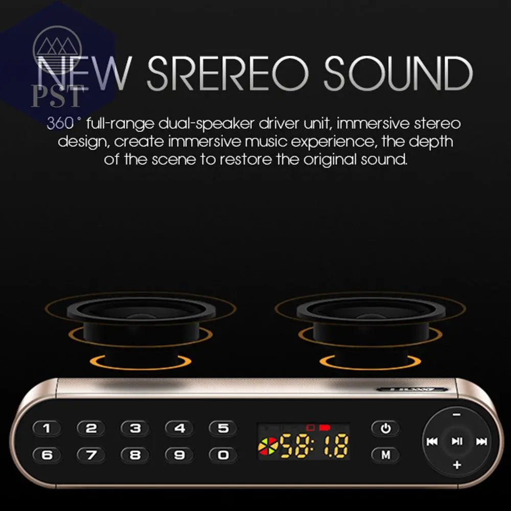 Portable Wireless HiFi Bluetooth Speaker with Microphone PST PS Tradings