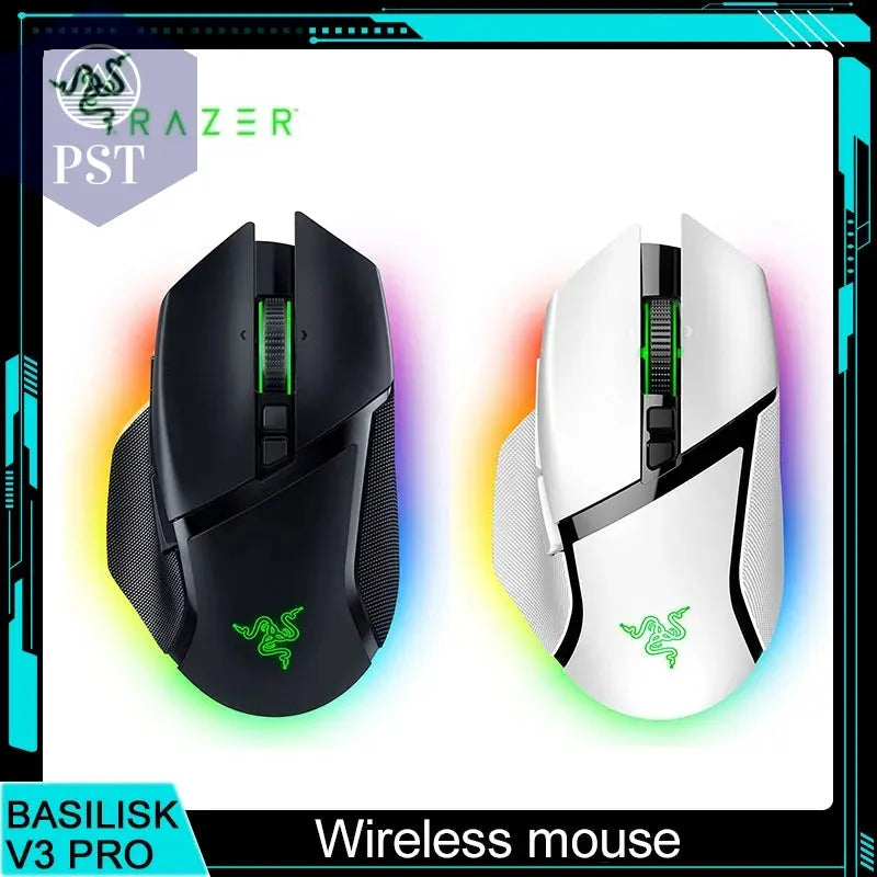 Razer Basilisk V3 Pro Wireless RGB Gaming Mouse Fast Optical Switches Gen-3 11 Programmable Buttons 30K Optical Sensor PST PS Tradings Gaming Mouse PST PS Tradings PST PS Tradings Razer Basilisk V3 Pro Wireless RGB Gaming Mouse Fast Optical Switches Gen-3 11 Programmable Buttons 30K Optical Sensor Gaming Mouse