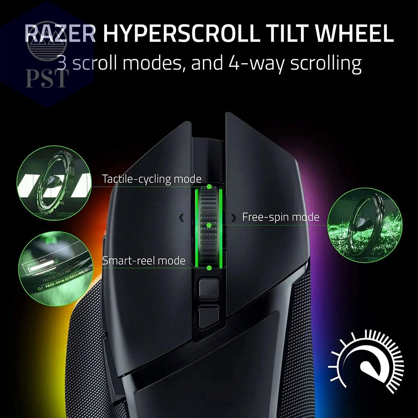 Razer Basilisk V3 Pro Wireless RGB Gaming Mouse Fast Optical Switches Gen-3 11 Programmable Buttons 30K Optical Sensor PST PS Tradings Gaming Mouse PST PS Tradings PST PS Tradings Razer Basilisk V3 Pro Wireless RGB Gaming Mouse Fast Optical Switches Gen-3 11 Programmable Buttons 30K Optical Sensor Gaming Mouse