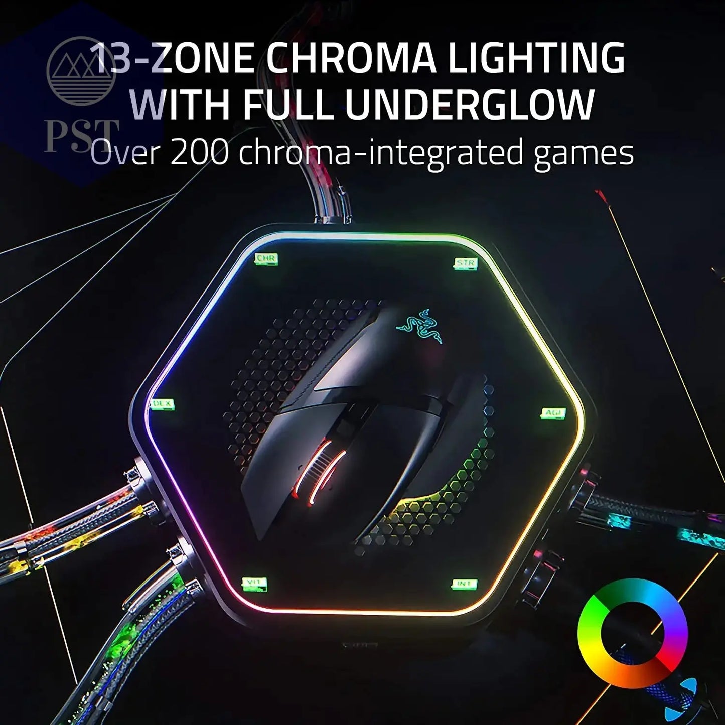 Razer Basilisk V3 Pro Wireless RGB Gaming Mouse Fast Optical Switches Gen-3 11 Programmable Buttons 30K Optical Sensor PST PS Tradings Gaming Mouse PST PS Tradings PST PS Tradings Razer Basilisk V3 Pro Wireless RGB Gaming Mouse Fast Optical Switches Gen-3 11 Programmable Buttons 30K Optical Sensor Gaming Mouse
