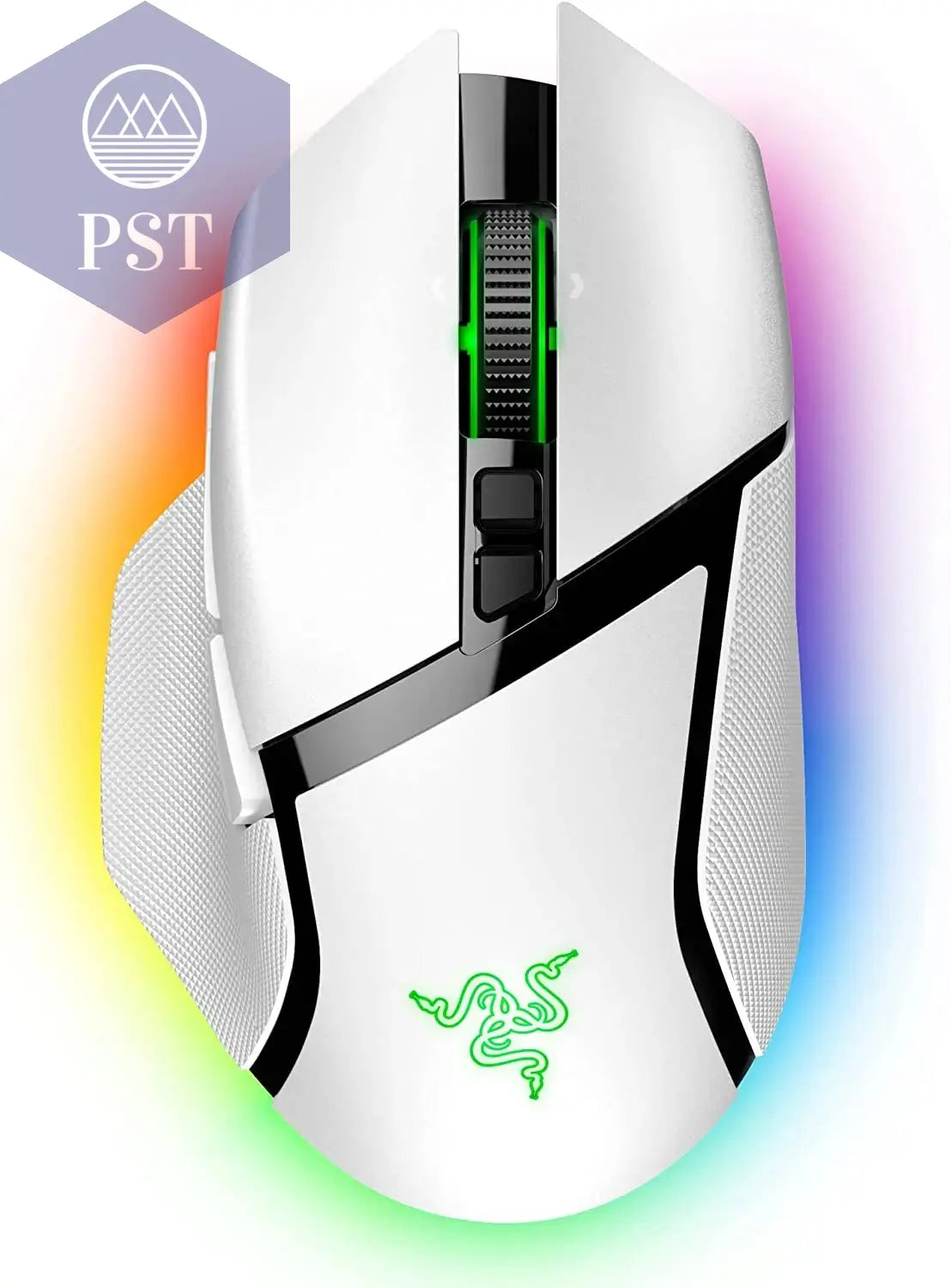 Razer Basilisk V3 Pro Wireless RGB Gaming Mouse Fast Optical Switches Gen-3 11 Programmable Buttons 30K Optical Sensor PST PS Tradings Gaming Mouse PST PS Tradings WHITE PST PS Tradings Razer Basilisk V3 Pro Wireless RGB Gaming Mouse Fast Optical Switches Gen-3 11 Programmable Buttons 30K Optical Sensor Gaming Mouse