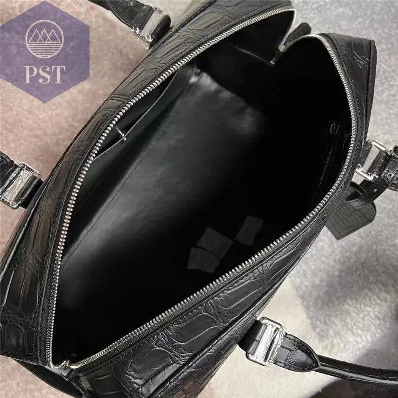 Reisetasche Stylishes Krokodil-Muster Herren Gepäck PST PS Tradings Taschen PST PS Tradings PST PS Tradings Reisetasche Stylishes Krokodil-Muster Herren Gepäck Taschen