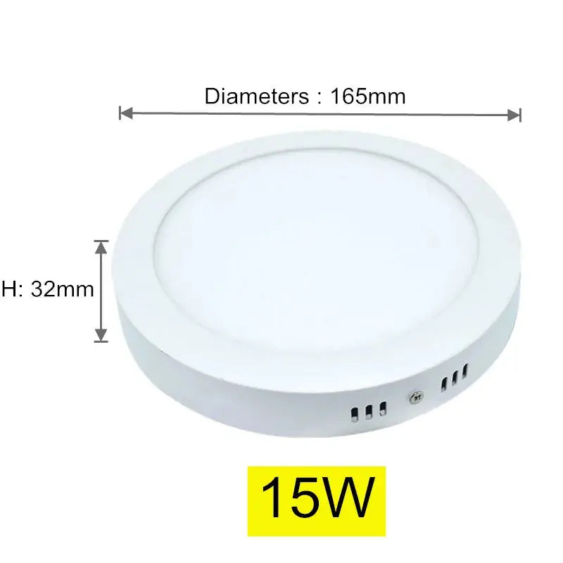Oberfläche LED Quadratische Decken Licht 9W 15W 25W LED-Panel Licht Unten Licht mit fahrer AC85-265V AC110V/220V LED Innen Licht PST PS Tradings