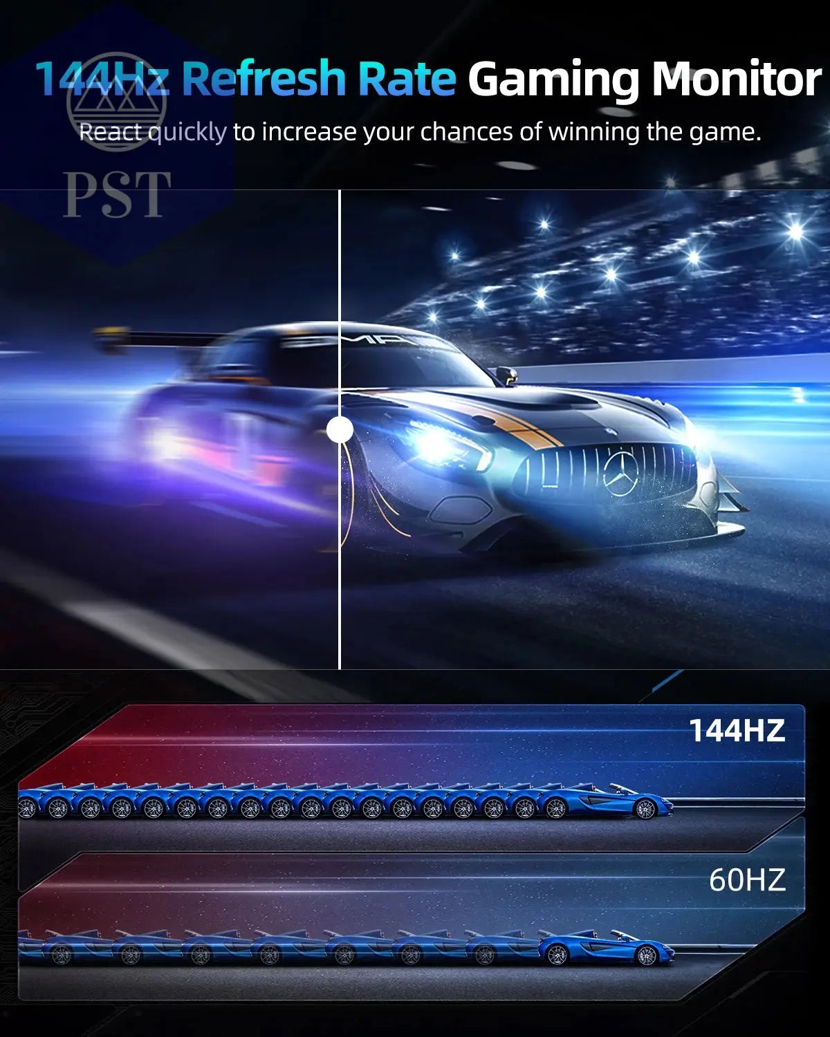 UPERFECT Mobile 18 Zoll Gaming Monitor 18" 2K Display 144Hz FreeSync Tragbar PST PS Tradings Monitor PST PS Tradings PST PS Tradings