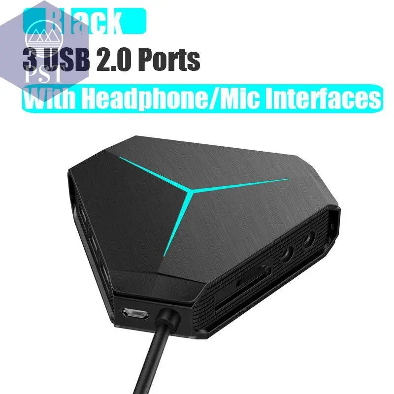 Universal USB 3.0 Hub with Audio Jack 3-USB-2.0-Ports-Mic-Interface PST PS Tradings