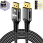 16K DP 2.1 8K@120Hz 4K@240Hz 80Gbps HDR Video Audio Displayport Kabel Display Port für Laptop TV Xbox Projektor Gaming Monitor  Cable     PST PS Tradings