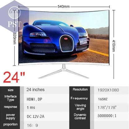 24" IPS 165hz monitors gamer 1080p HD gaming monitors PC LCD Curved screen monitor for desktop displays 1MS HDMI monitors gamer PST PS Tradings  PST PS Tradings  PST PS Tradings 24" IPS 165hz monitors gamer 1080p HD gaming monitors PC LCD Curved screen monitor for desktop displays 1MS HDMI monitors gamer