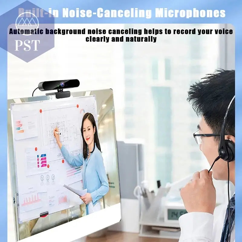 4K USB Webcam mit Mikrofon für PC & Live-Streaming PST PS Tradings   4K USB Webcam mit Mikrofon für PC & Live-Streaming