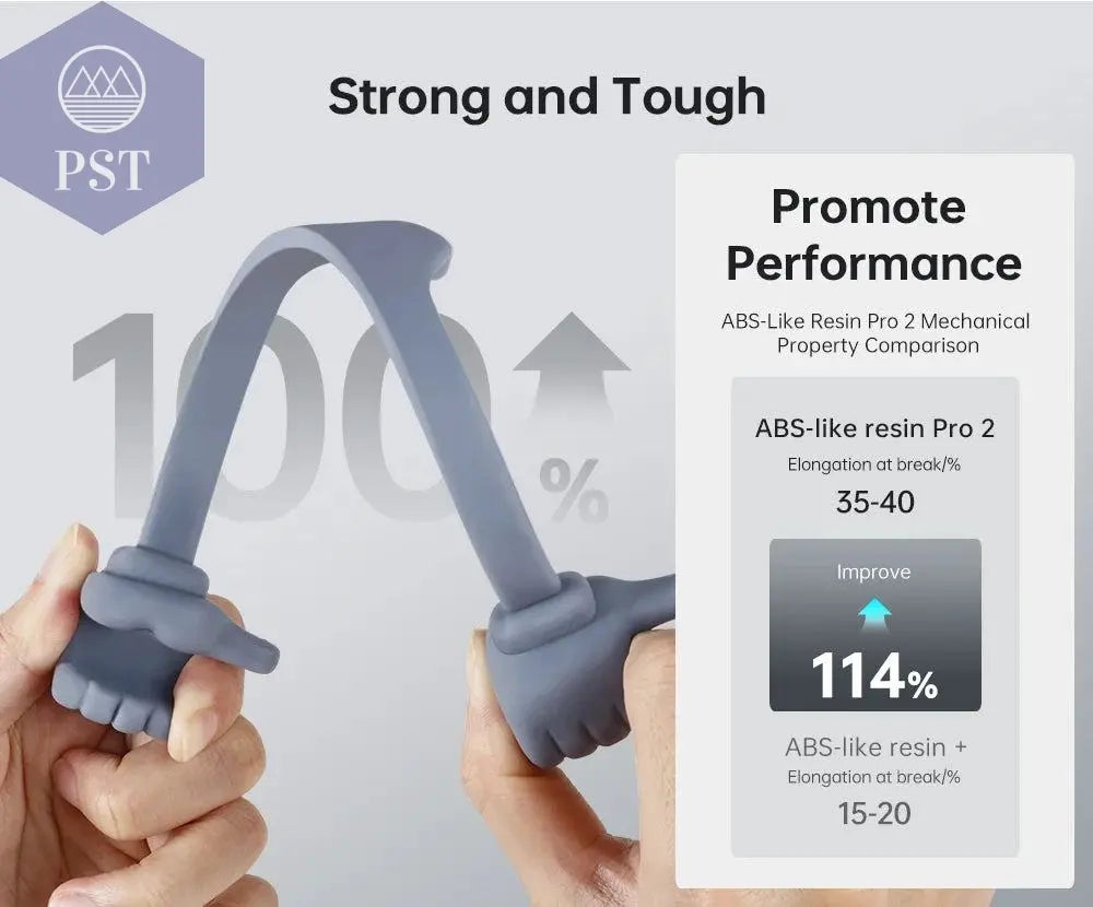 ANYCUBIC ABS-Like Pro 2 3D Printer UV Resin 405nm For LCD DLP Printers Strong Formula Printing Accuracy Up to 0.1mm ABS+ Update       PST PS Tradings