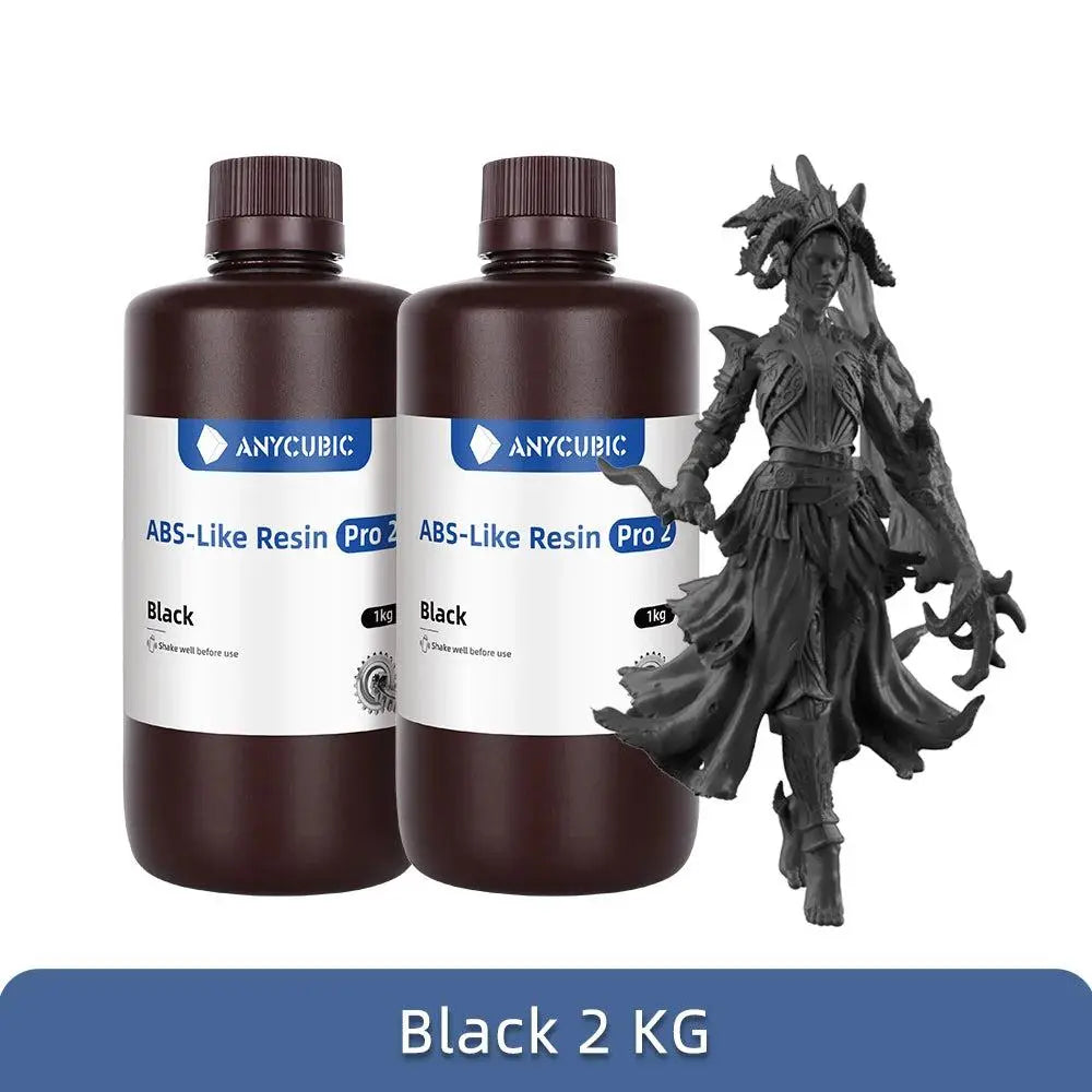 ANYCUBIC ABS-Like Pro 2 3D Printer UV Resin 405nm For LCD DLP Printers Strong Formula Printing Accuracy Up to 0.1mm ABS+ Update       PST PS Tradings