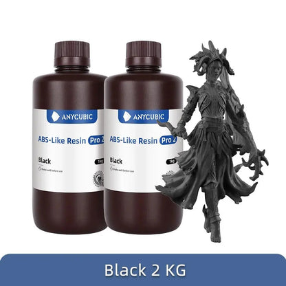 ANYCUBIC ABS-Like Pro 2 3D Printer UV Resin 405nm For LCD DLP Printers Strong Formula Printing Accuracy Up to 0.1mm ABS+ Update       PST PS Tradings