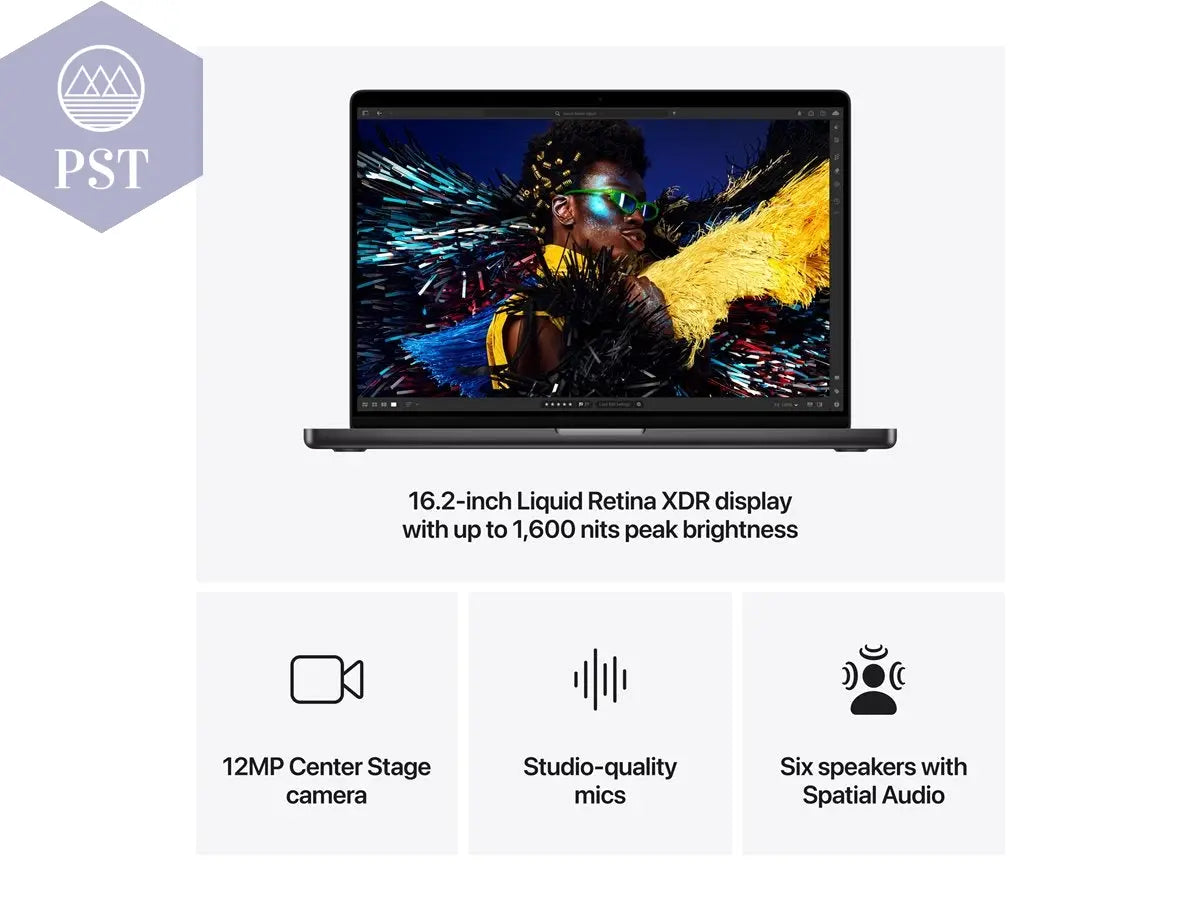 Apple MacBook Pro 16‘‘ SpaceSchwarz CTO M4 Max 16-Core CPU 40-Core GPU PST PS Tradings Laptop PST PS Tradings  PST PS Tradings
