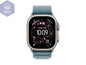 Apple Watch Ultra 3 Titanium Cellular PST PS Tradings Smartwatch S / Natur / Alpine Loop hellblauSmartwatch Apple Watch Ultra 3 Titanium Cellular