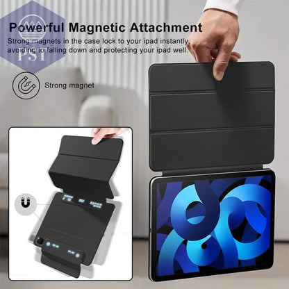 Case for iPad Pro 11 13 2024 M4 Case Tablet Cover for iPad Air 11 13 M2 5 4 Pro 12.9 inch 10th Generation Case Magnetic Cover - PST PS Tradings
