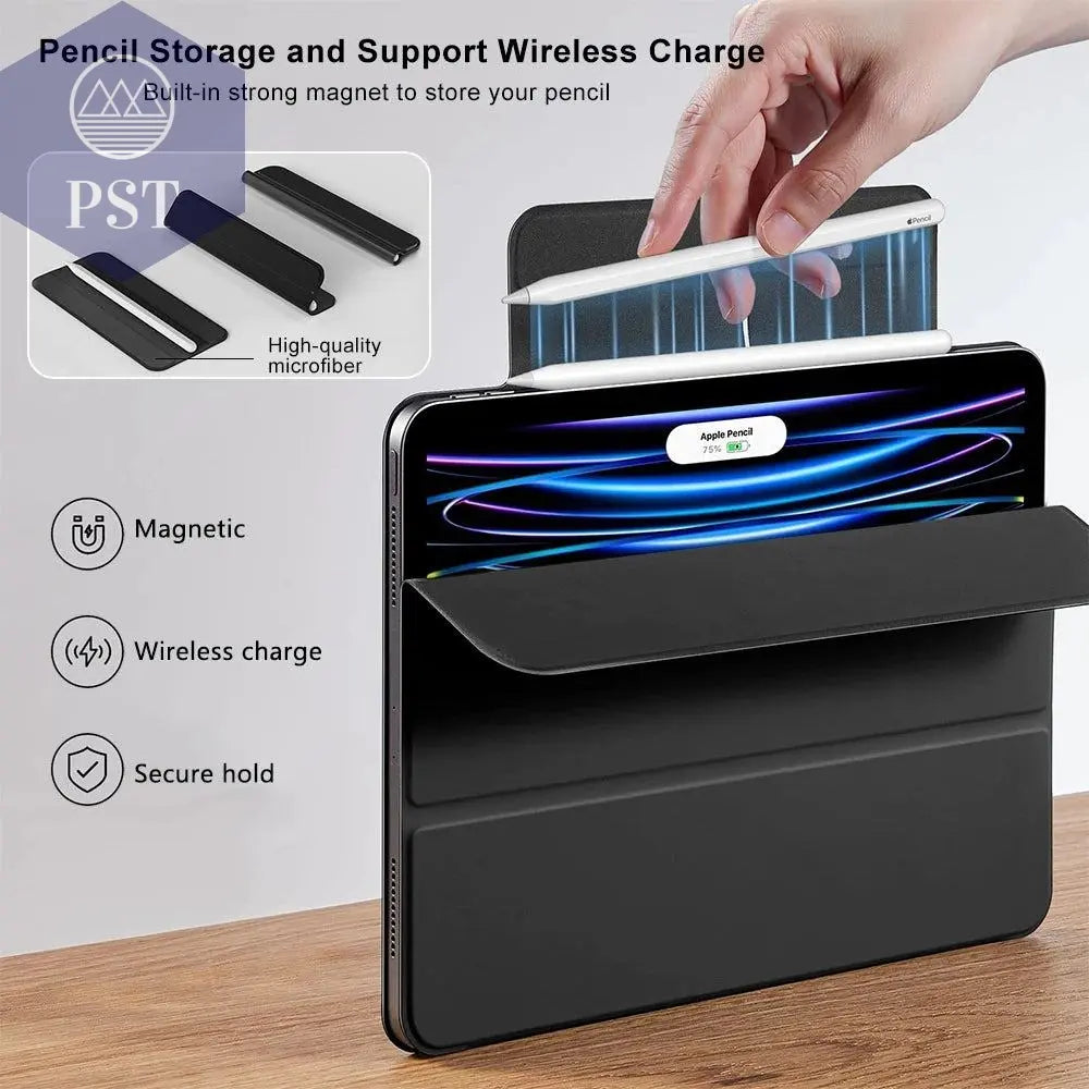 Case for iPad Pro 11 13 2024 M4 Case Tablet Cover for iPad Air 11 13 M2 5 4 Pro 12.9 inch 10th Generation Case Magnetic Cover - PST PS Tradings